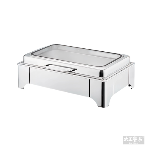 自助餐爐 1/1方型 全視窗玻蓋 低腳
